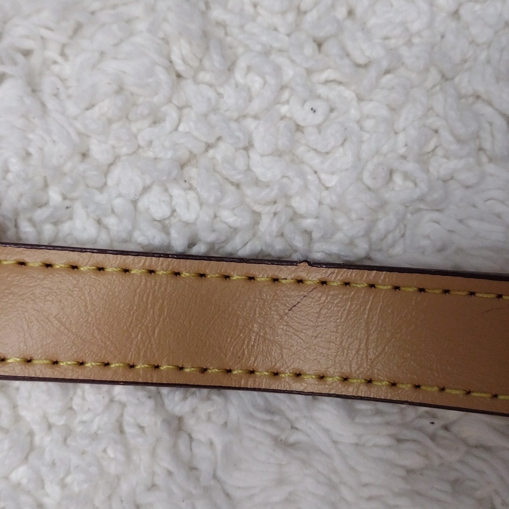 Purse Strap Beige 4 Eyelet Adjustable 47"-52" Long x 3/4" Wide #135-11 - Picture 10 of 16